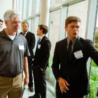 Guests at the Engineering Design Project Preview Event